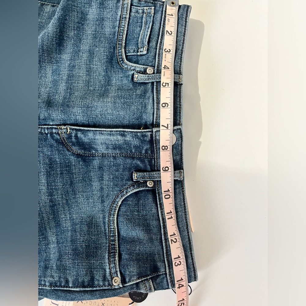 NWT NYDJ Chloe Capri Pants 4 Blue Marcel Denim Sideseam Zipper LIFTxTUCK‎ - Picture 7 of 11